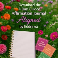 download the 7 day guided affirmation journal aligned by eddinea
